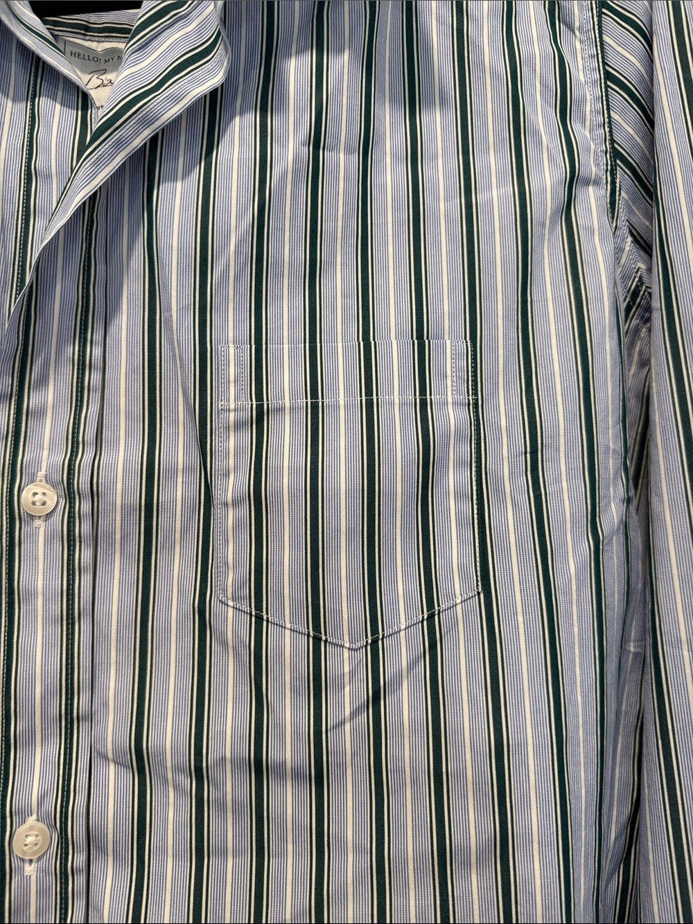 Frank & Eileen Button Down Barry Size Large Quiet Luxury Menswear Resort Preppy - Picture 4 of 8